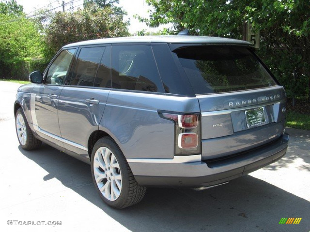 2019 Range Rover HSE - Byron Blue Metallic / Espresso/Almond photo #12