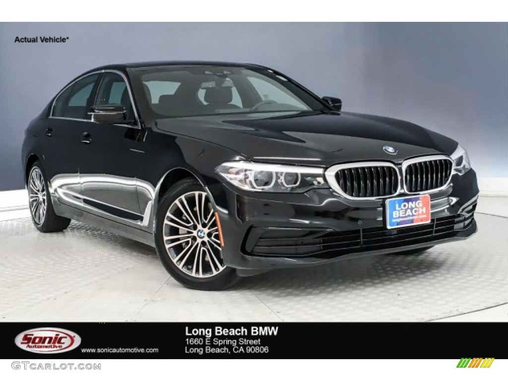 2019 5 Series 530i Sedan - Jet Black / Black photo #1