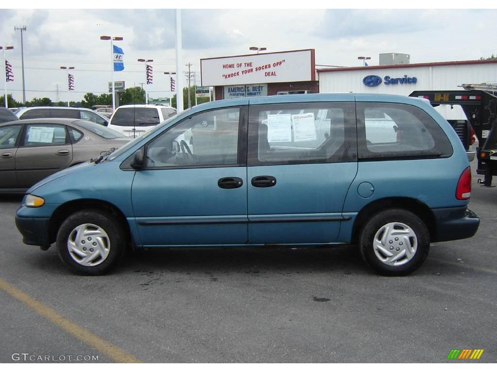 1996 Caravan  - Island Teal Metallic / Gray photo #2