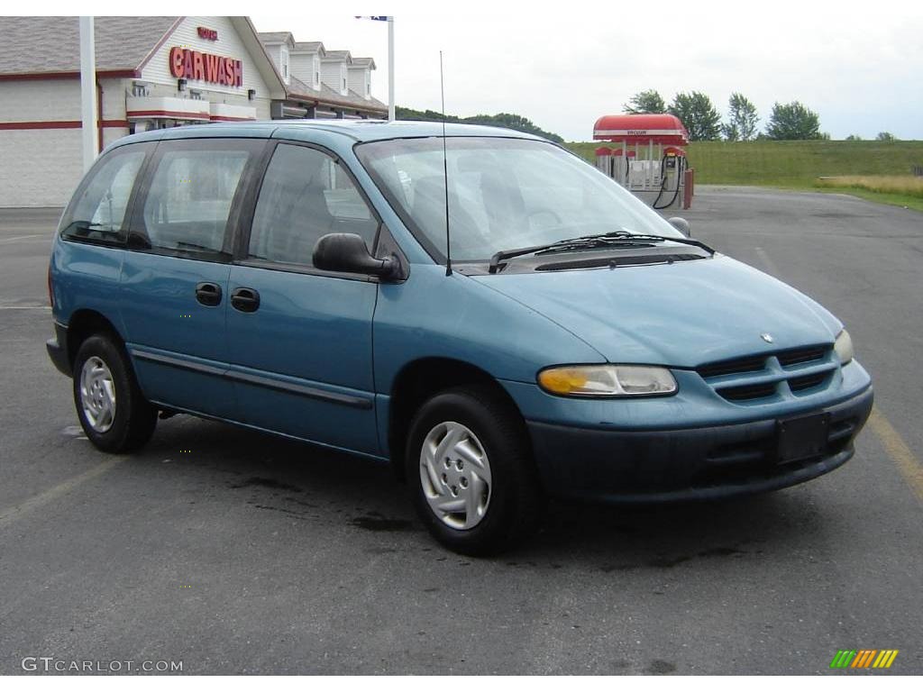 1996 Caravan  - Island Teal Metallic / Gray photo #7