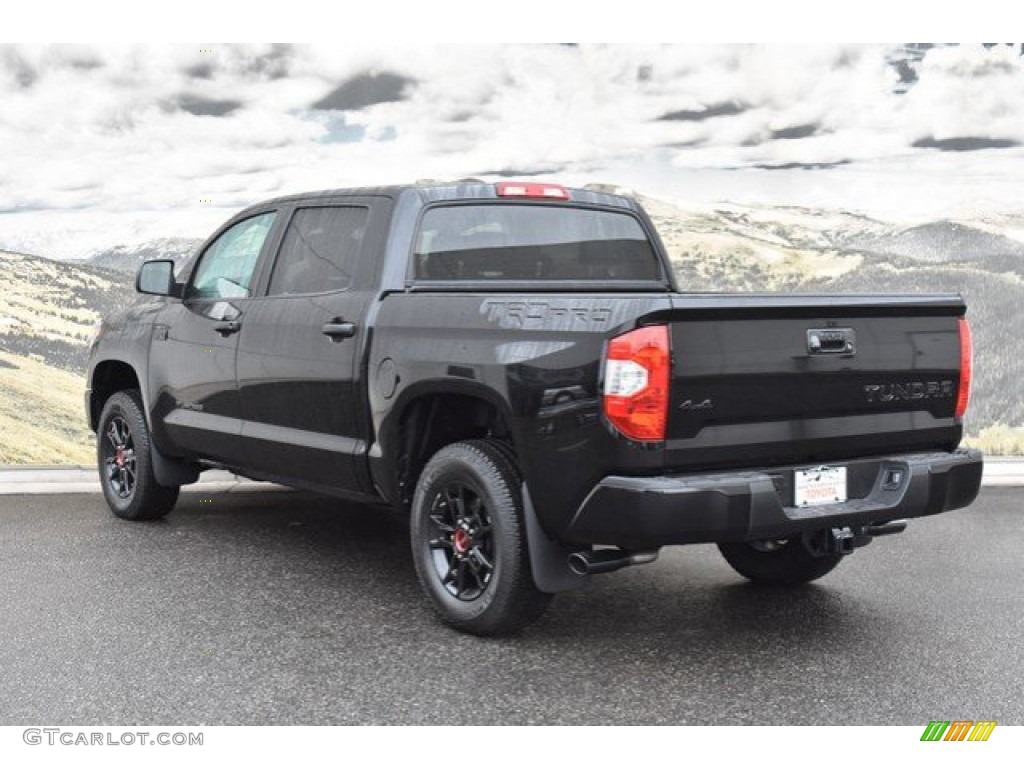Midnight Black Metallic 2019 Toyota Tundra TRD Pro CrewMax 4x4 Exterior Photo #132806699