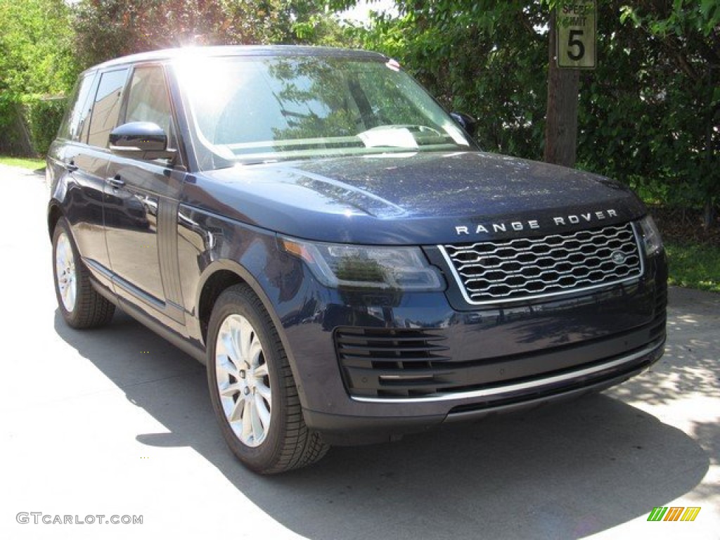 2019 Range Rover HSE - Loire Blue Metallic / Espresso/Almond photo #2