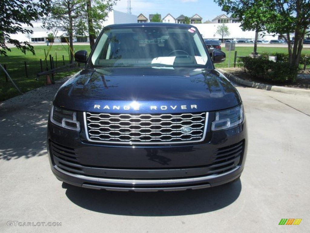 2019 Range Rover HSE - Loire Blue Metallic / Espresso/Almond photo #9