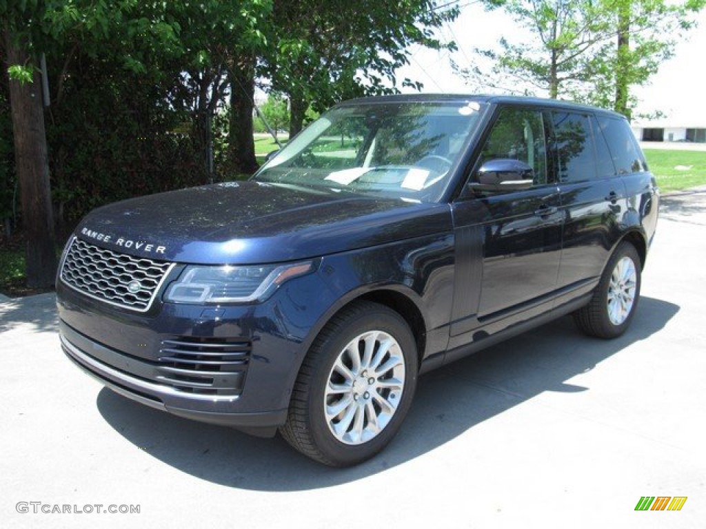 2019 Range Rover HSE - Loire Blue Metallic / Espresso/Almond photo #10