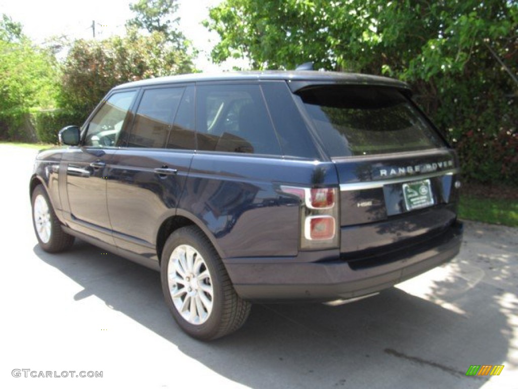 2019 Range Rover HSE - Loire Blue Metallic / Espresso/Almond photo #12