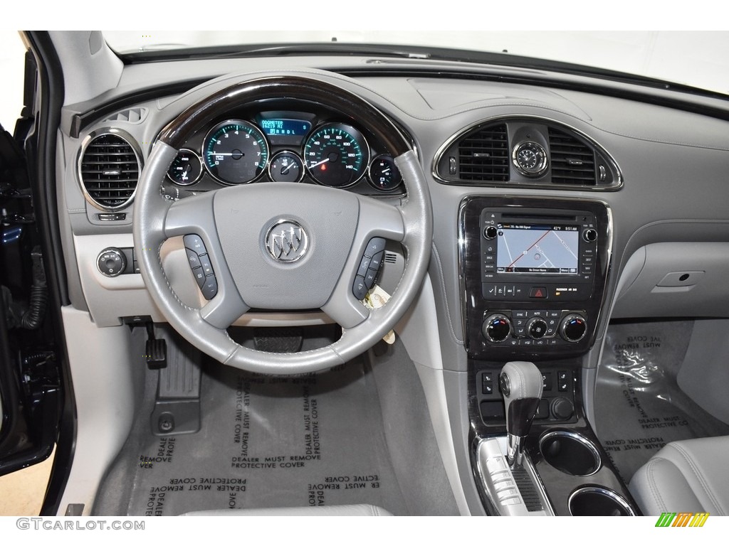 2016 Enclave Leather AWD - Dark Sapphire Blue Metallic / Light Titanium/Dark Titanium photo #13