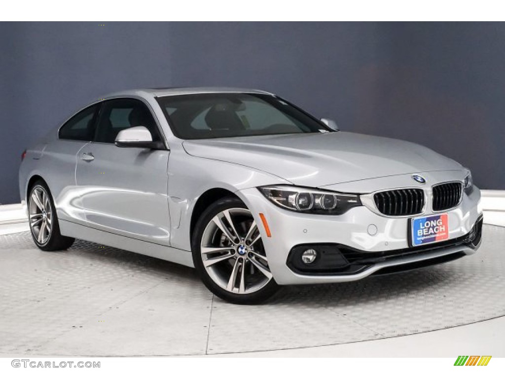 Glacier Silver Metallic 2019 BMW 4 Series 430i Coupe Exterior Photo #132808829