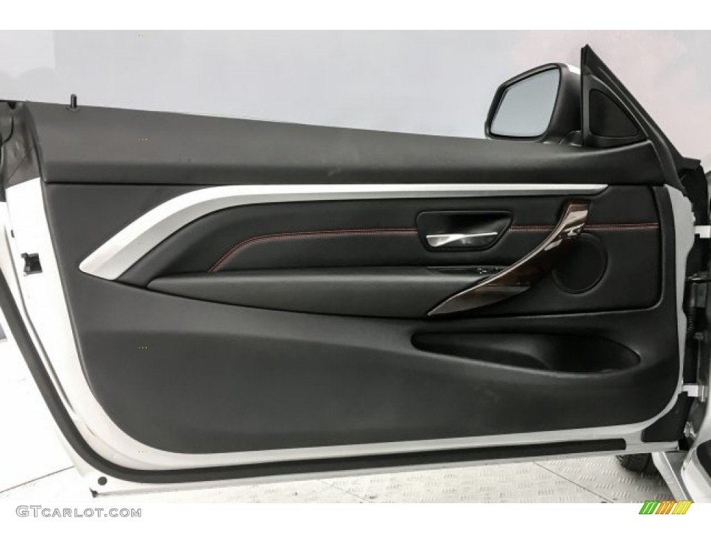 2019 BMW 4 Series 430i Coupe Black Door Panel Photo #132808967