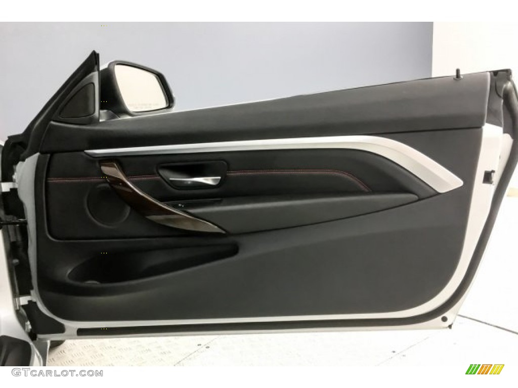 2019 BMW 4 Series 430i Coupe Black Door Panel Photo #132809048