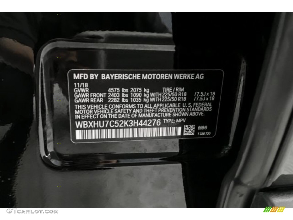 2019 X1 sDrive28i - Jet Black / Black photo #23