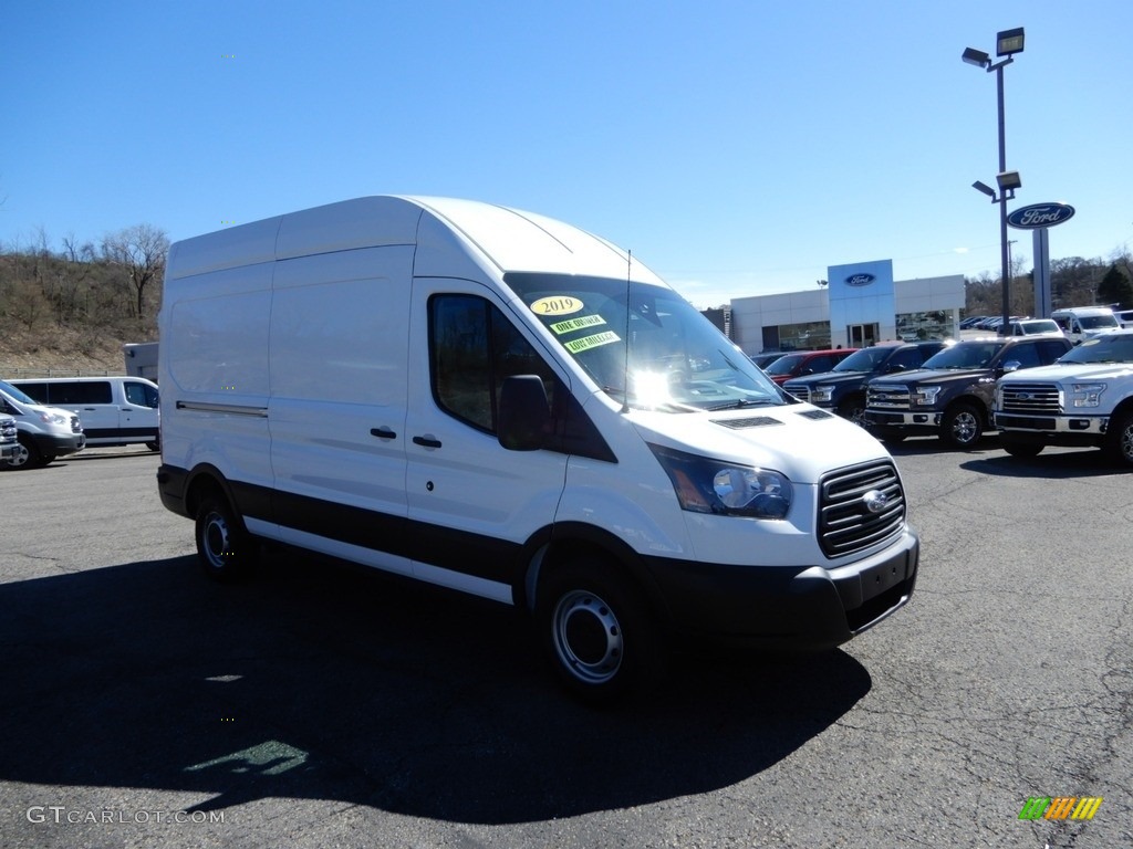Oxford White 2019 Ford Transit Van 250 HR Long Exterior Photo #132811417