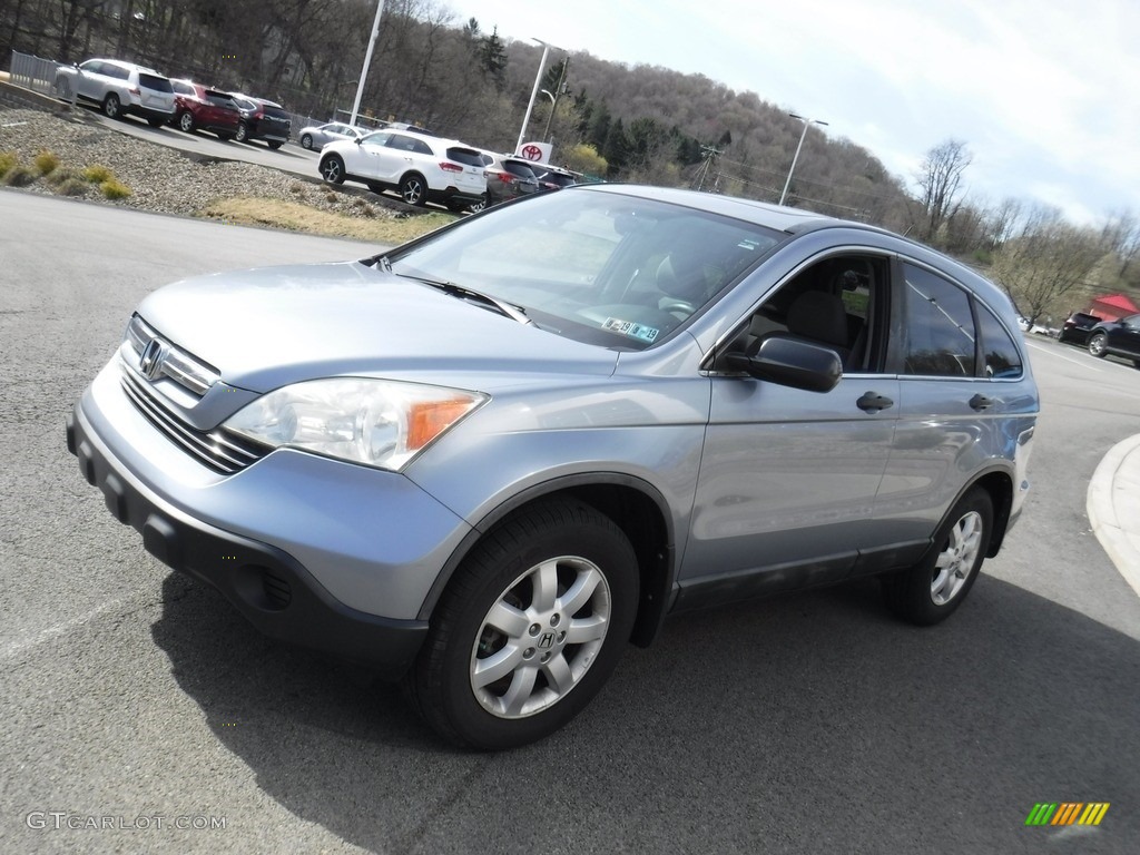 2009 CR-V EX 4WD - Glacier Blue Metallic / Gray photo #5