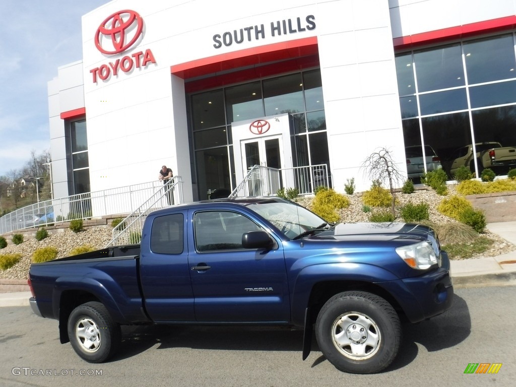 2008 Tacoma Access Cab 4x4 - Indigo Ink Pearl / Graphite Gray photo #2