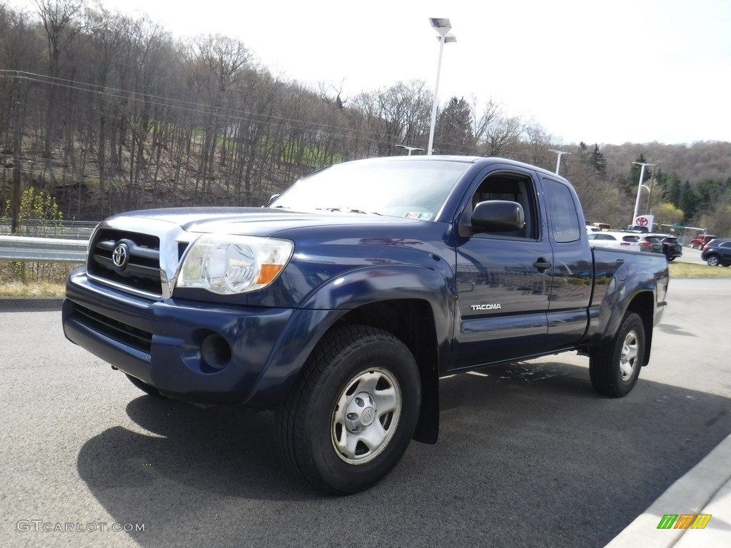 2008 Tacoma Access Cab 4x4 - Indigo Ink Pearl / Graphite Gray photo #4