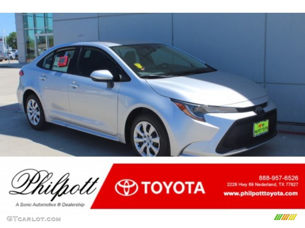 Classic Silver Metallic Toyota Corolla