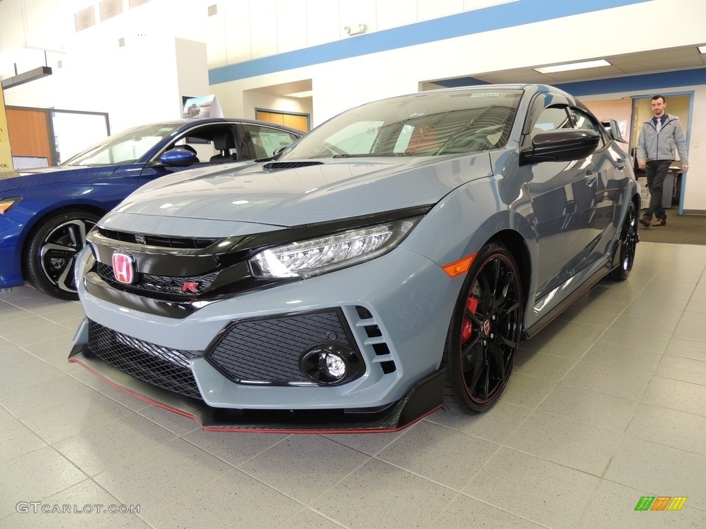 2019 Civic Type R - Sonic Gray Pearl / Black/Red photo #1