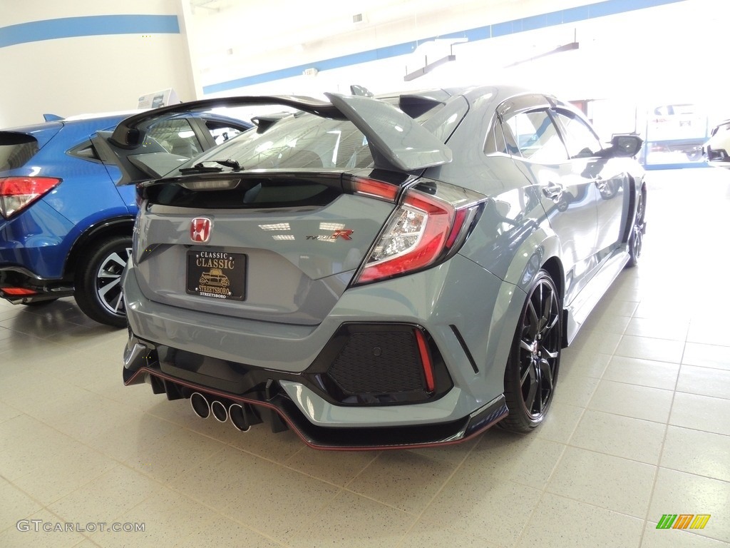 2019 Civic Type R - Sonic Gray Pearl / Black/Red photo #4