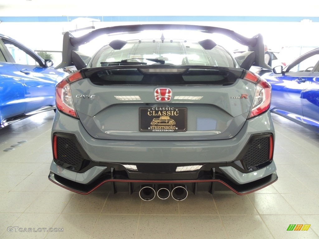 2019 Civic Type R - Sonic Gray Pearl / Black/Red photo #5