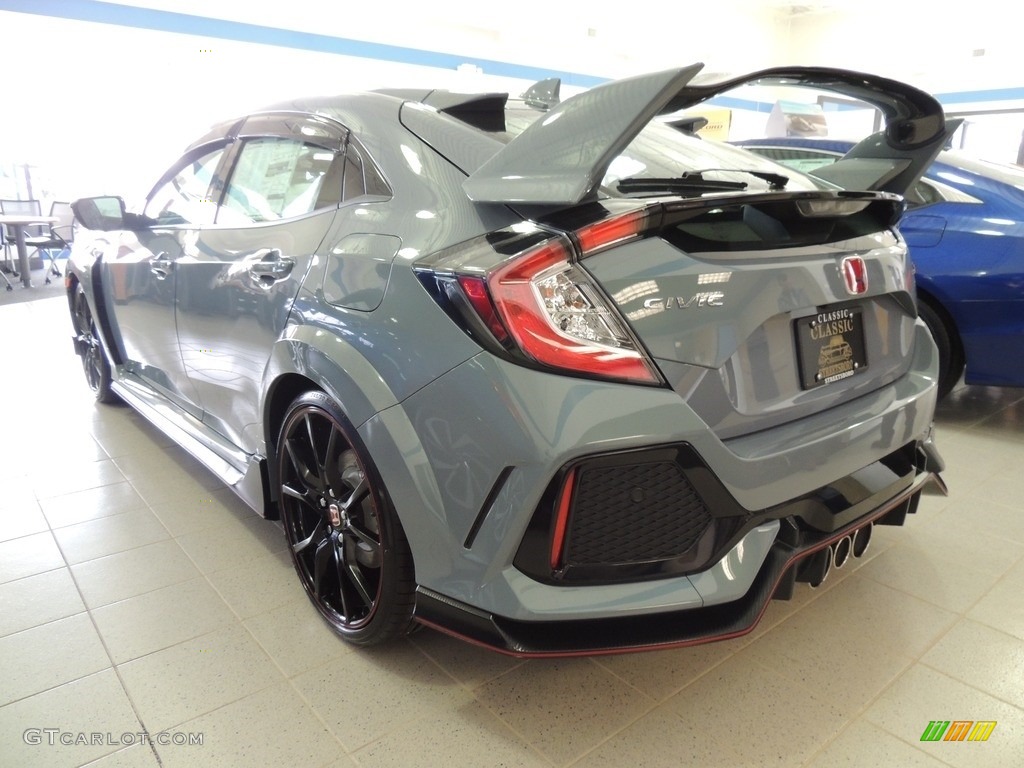 2019 Civic Type R - Sonic Gray Pearl / Black/Red photo #6