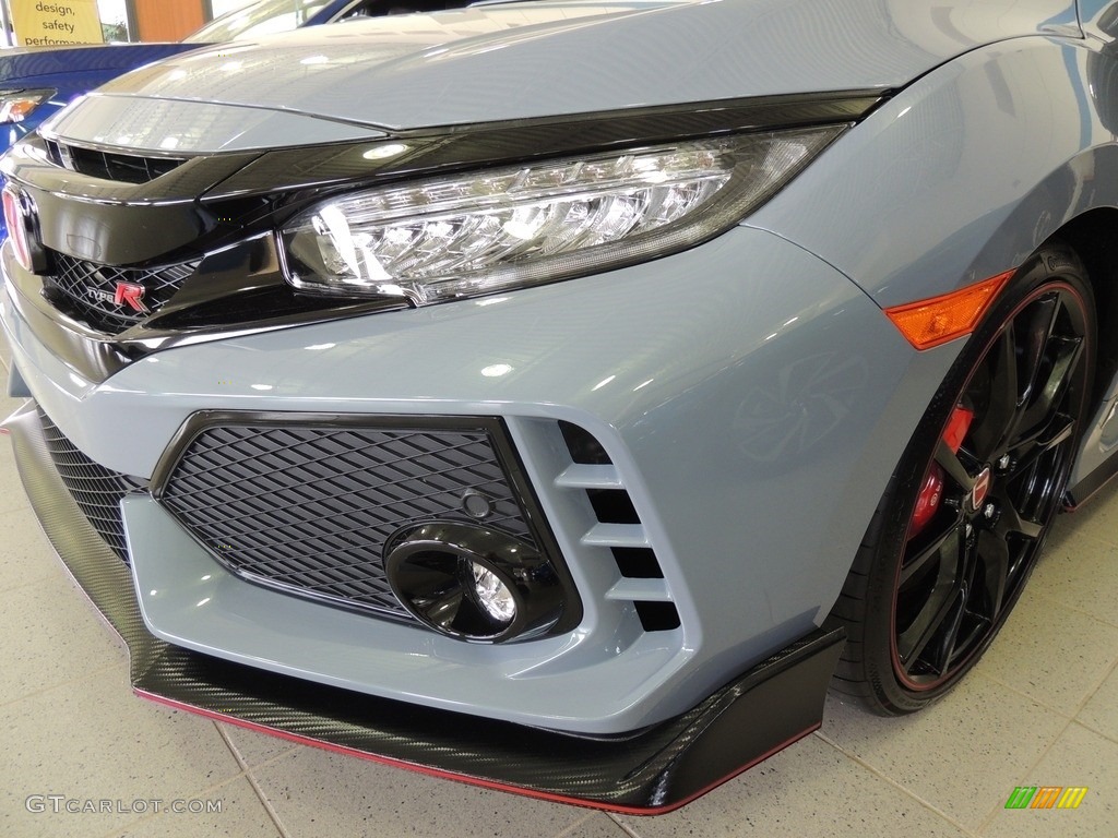 2019 Civic Type R - Sonic Gray Pearl / Black/Red photo #7