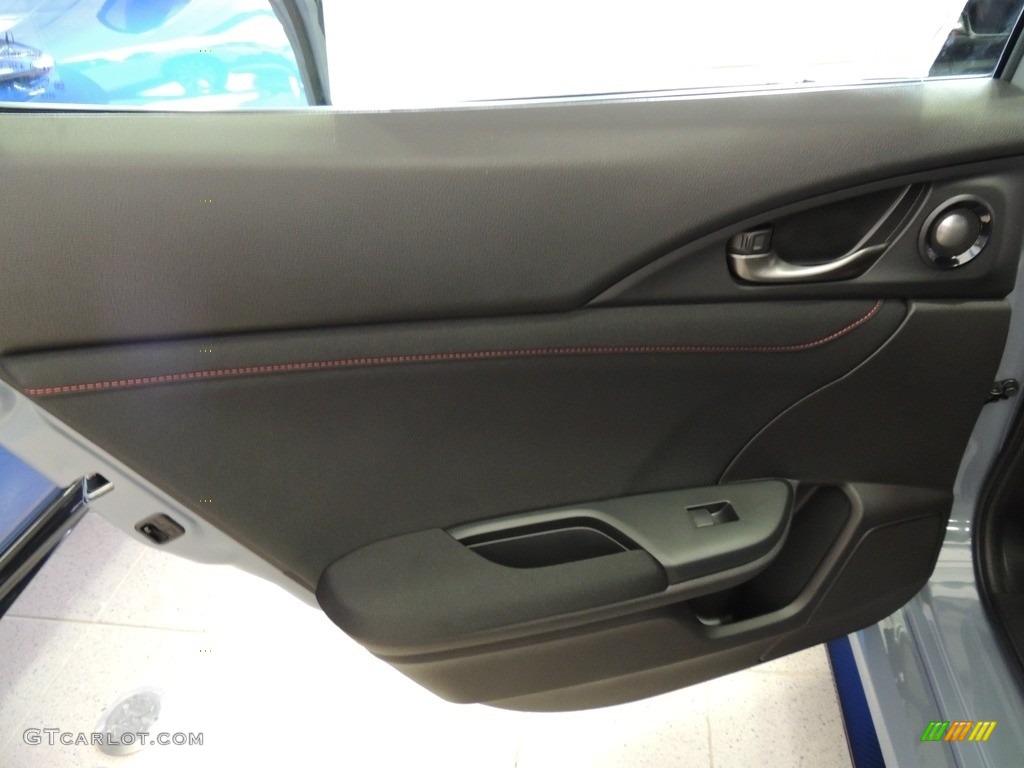 2019 Honda Civic Type R Black/Red Door Panel Photo #132815156