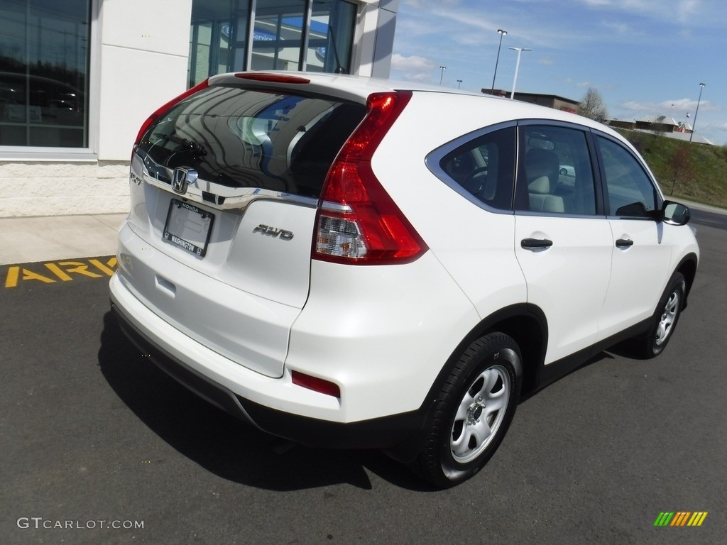 2016 CR-V LX AWD - White Diamond Pearl / Gray photo #9