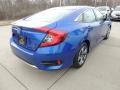 Agean Blue Metallic - Civic LX Sedan Photo No. 4