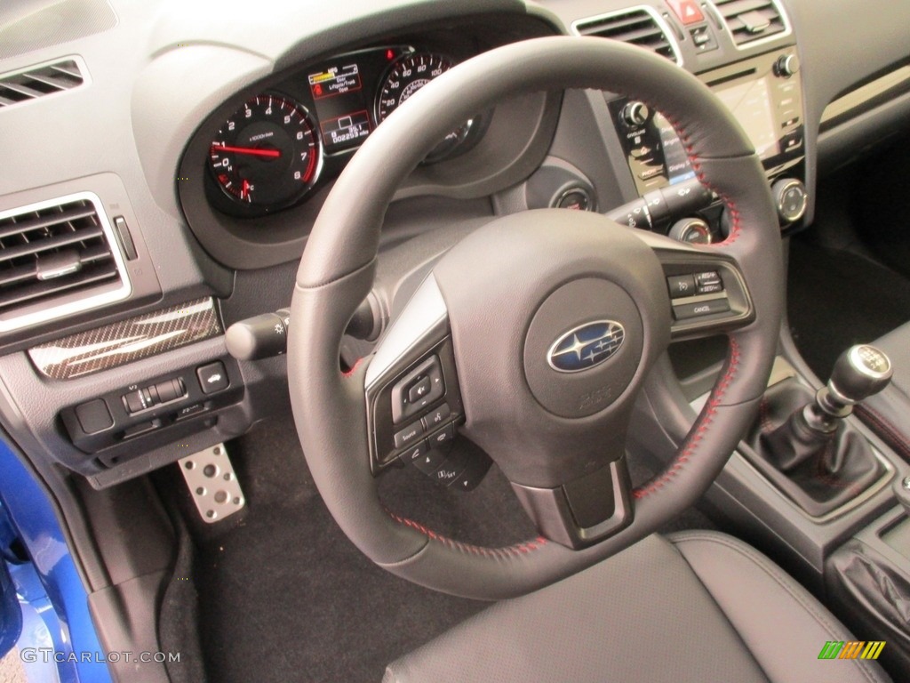 2019 Subaru WRX Limited Carbon Black Steering Wheel Photo #132817464