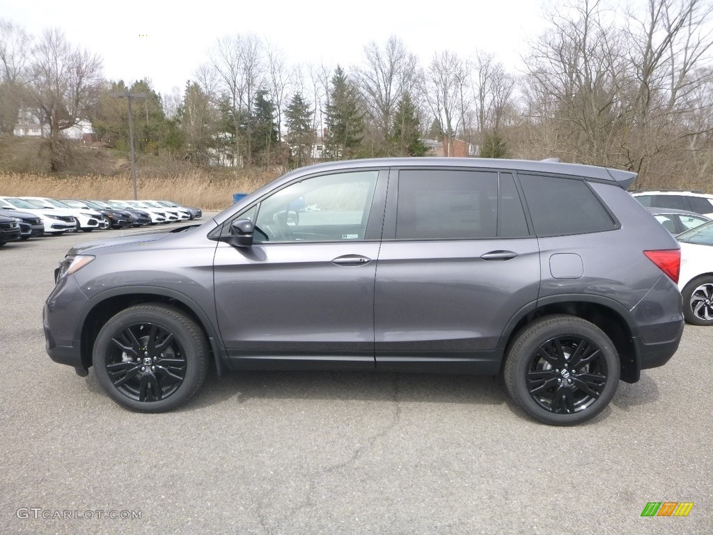 Modern Steel Metallic 2019 Honda Passport Sport AWD Exterior Photo #132818090