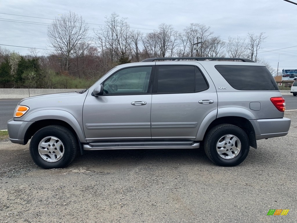 2004 Sequoia SR5 4x4 - Silver Sky Metallic / Oak photo #6