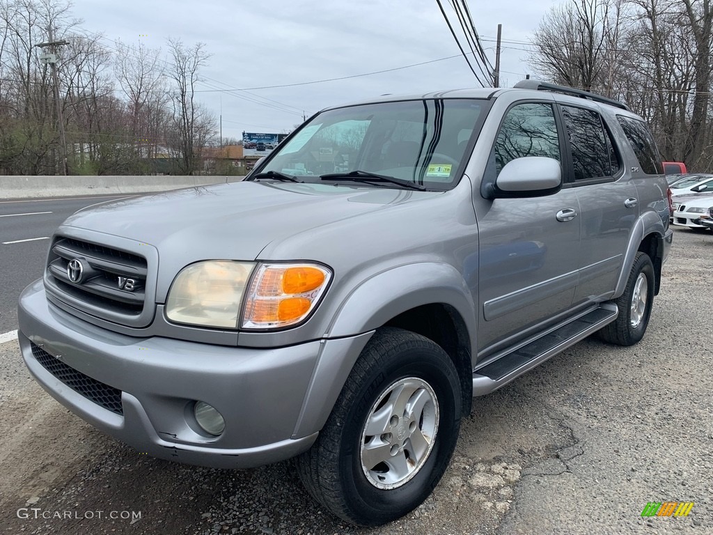 2004 Sequoia SR5 4x4 - Silver Sky Metallic / Oak photo #7