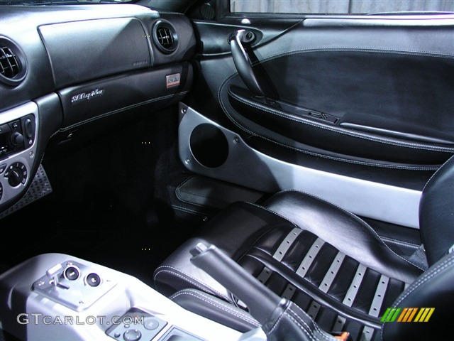 2002 Ferrari 360 Spider F1 Black Door Panel Photo #132823