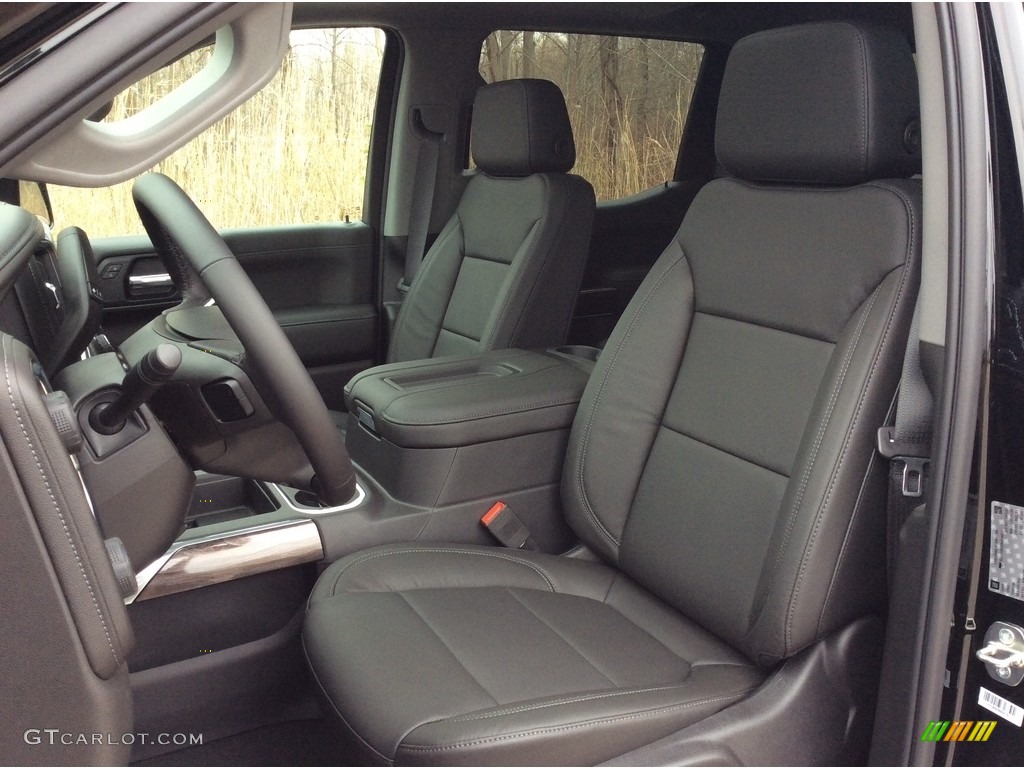 Jet Black Interior 2019 Chevrolet Silverado 1500 LTZ Crew Cab 4WD Photo #132822084