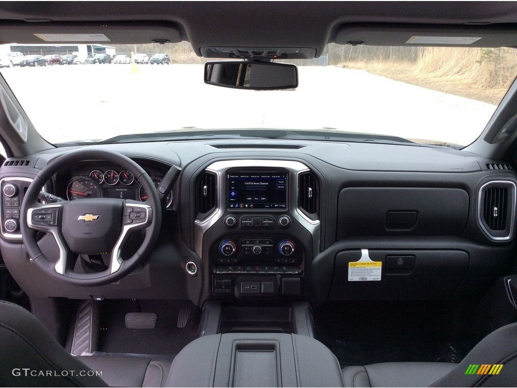 2019 Chevrolet Silverado 1500 LTZ Crew Cab 4WD Jet Black Dashboard Photo #132822132