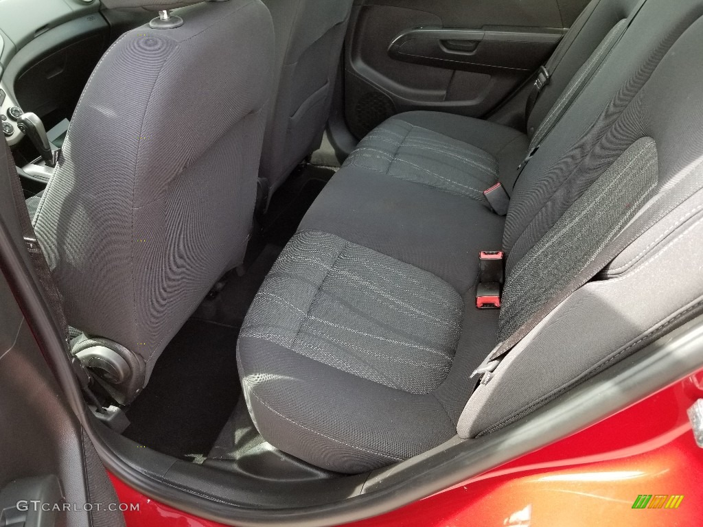 2013 Sonic LT Sedan - Victory Red / Jet Black/Dark Titanium photo #5