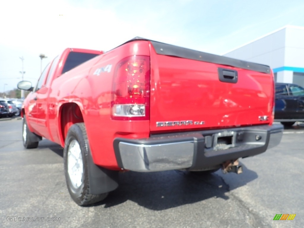 2013 Sierra 1500 SLE Extended Cab 4x4 - Fire Red / Ebony photo #5