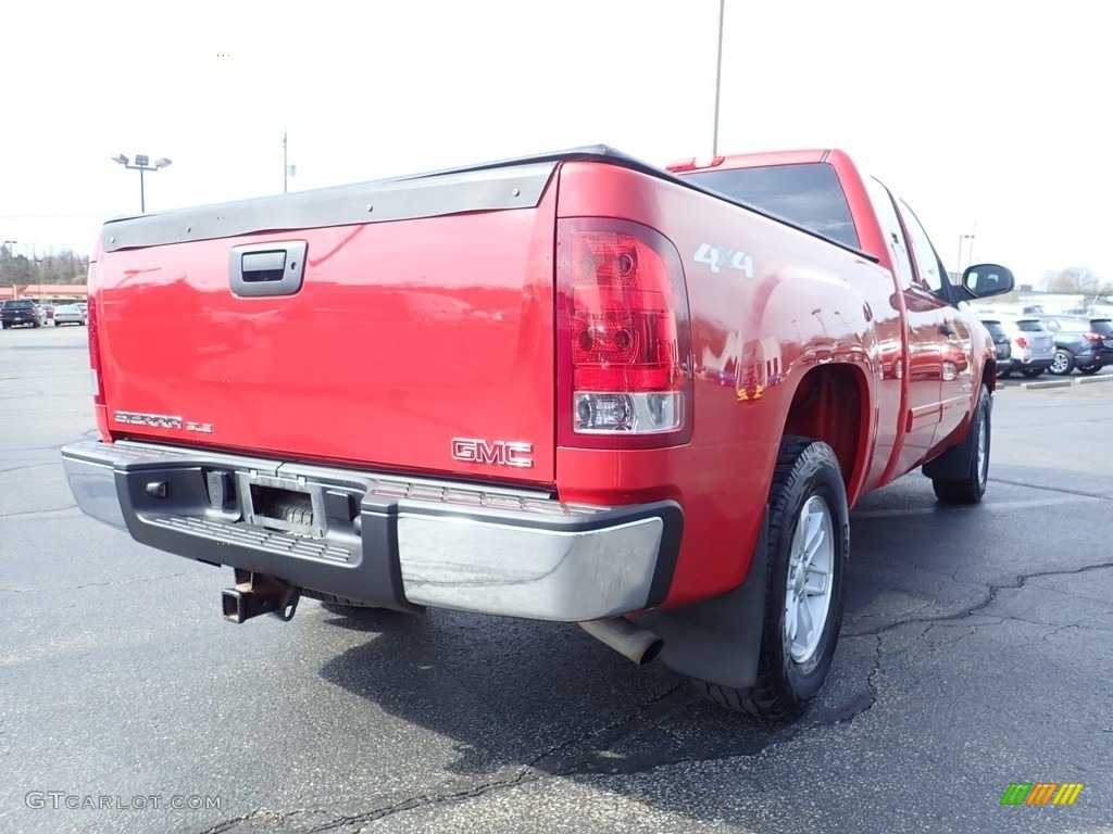 2013 Sierra 1500 SLE Extended Cab 4x4 - Fire Red / Ebony photo #7