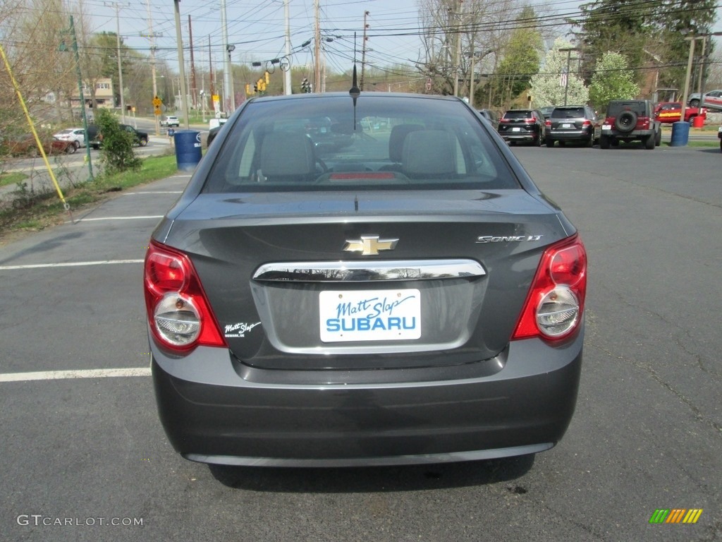 2013 Sonic LT Sedan - Cyber Gray Metallic / Jet Black/Dark Titanium photo #7