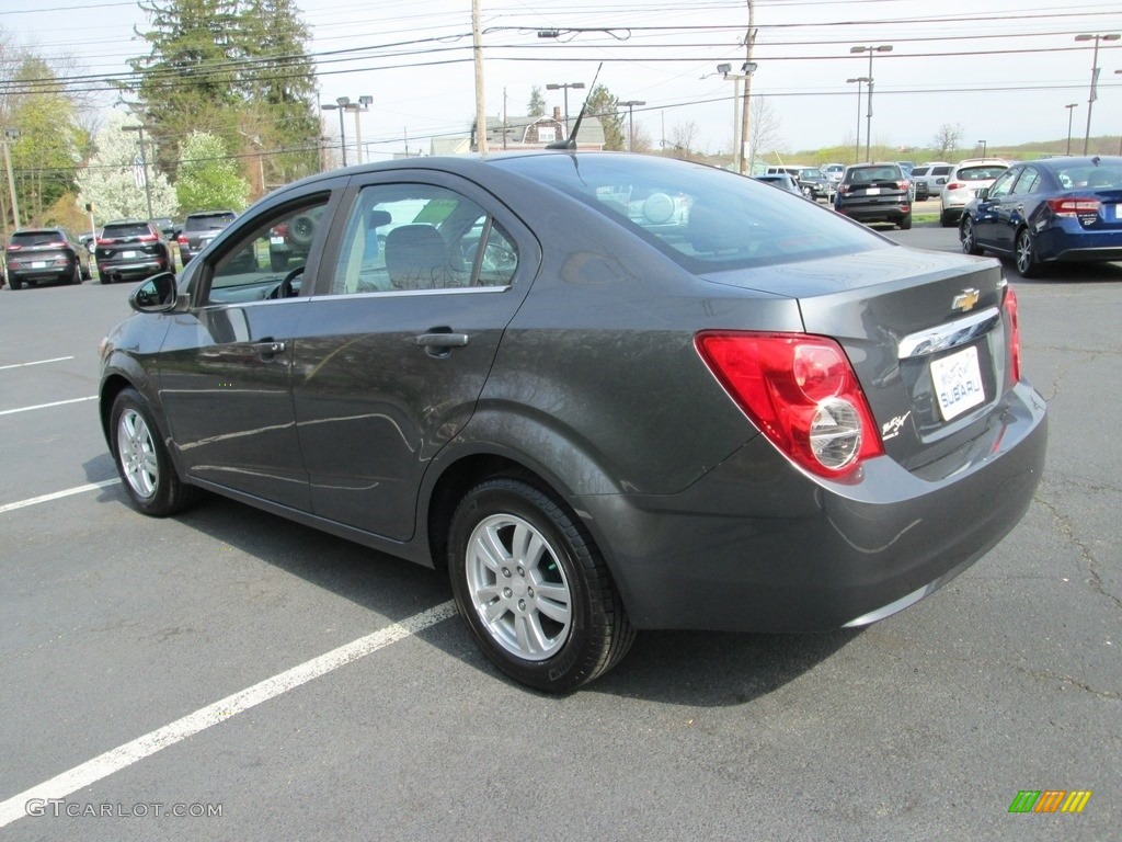 2013 Sonic LT Sedan - Cyber Gray Metallic / Jet Black/Dark Titanium photo #8