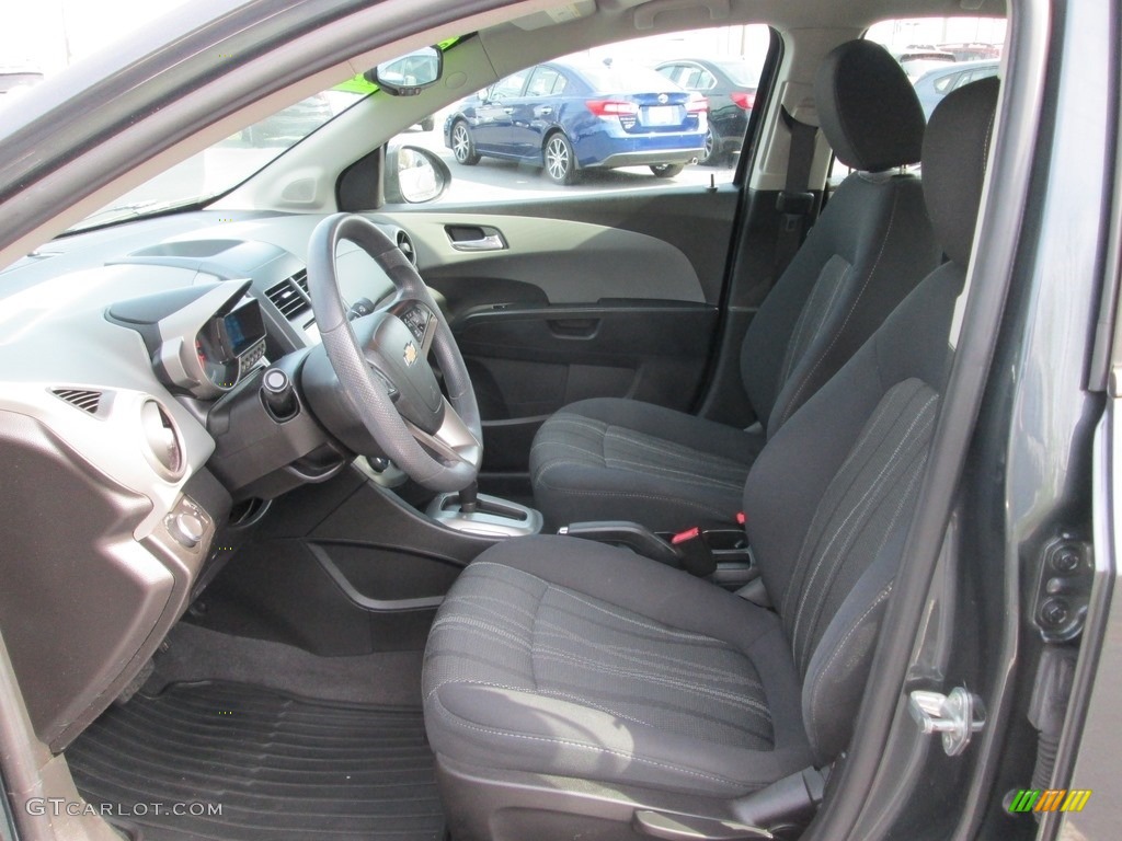 2013 Sonic LT Sedan - Cyber Gray Metallic / Jet Black/Dark Titanium photo #13
