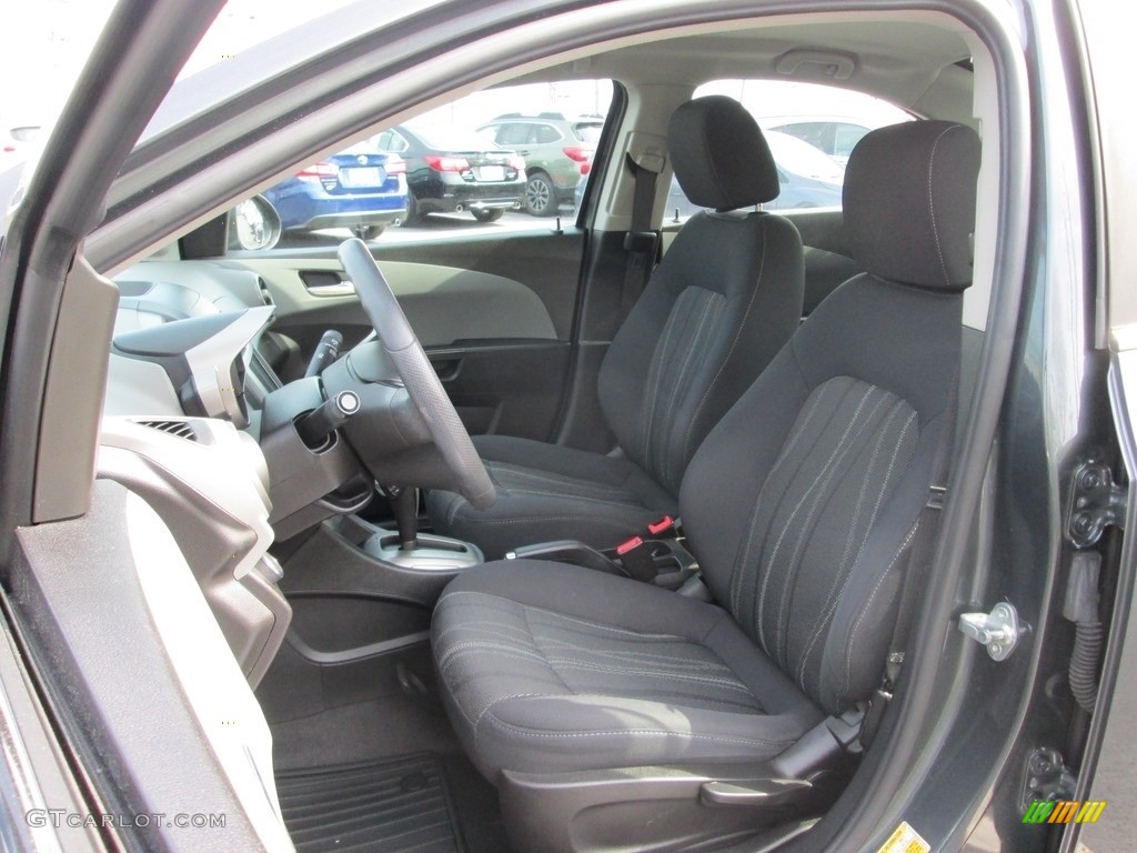 2013 Sonic LT Sedan - Cyber Gray Metallic / Jet Black/Dark Titanium photo #16