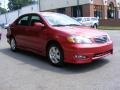 2006 Impulse Red Pearl Toyota Corolla S  photo #2