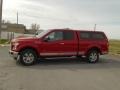 2017 Ruby Red Ford F150 XLT SuperCab 4x4  photo #1