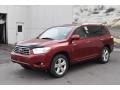 2009 Salsa Red Pearl Toyota Highlander Limited 4WD  photo #2