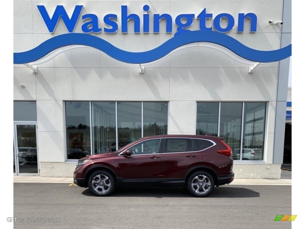 2019 CR-V EX-L AWD - Basque Red Pearl II / Gray photo #1