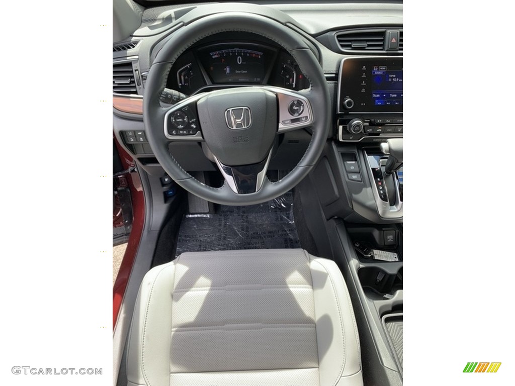 2019 CR-V EX-L AWD - Basque Red Pearl II / Gray photo #11