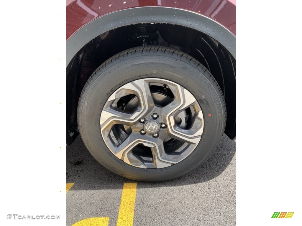 2019 CR-V EX-L AWD - Basque Red Pearl II / Gray photo #31