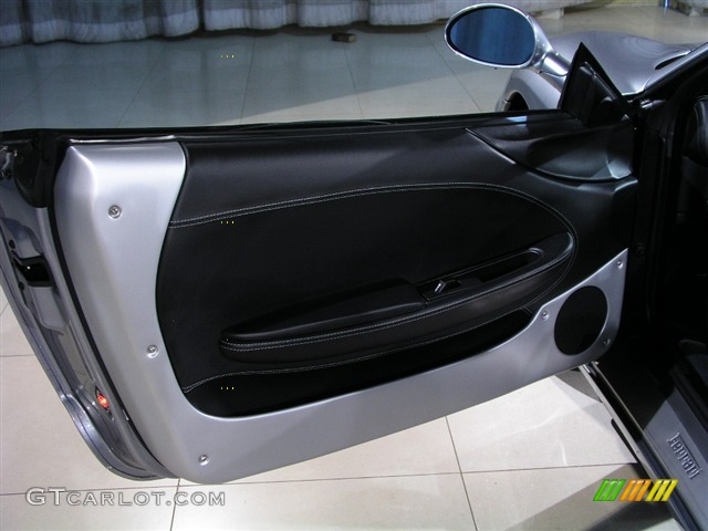 2002 Ferrari 360 Spider F1 Black Door Panel Photo #132830