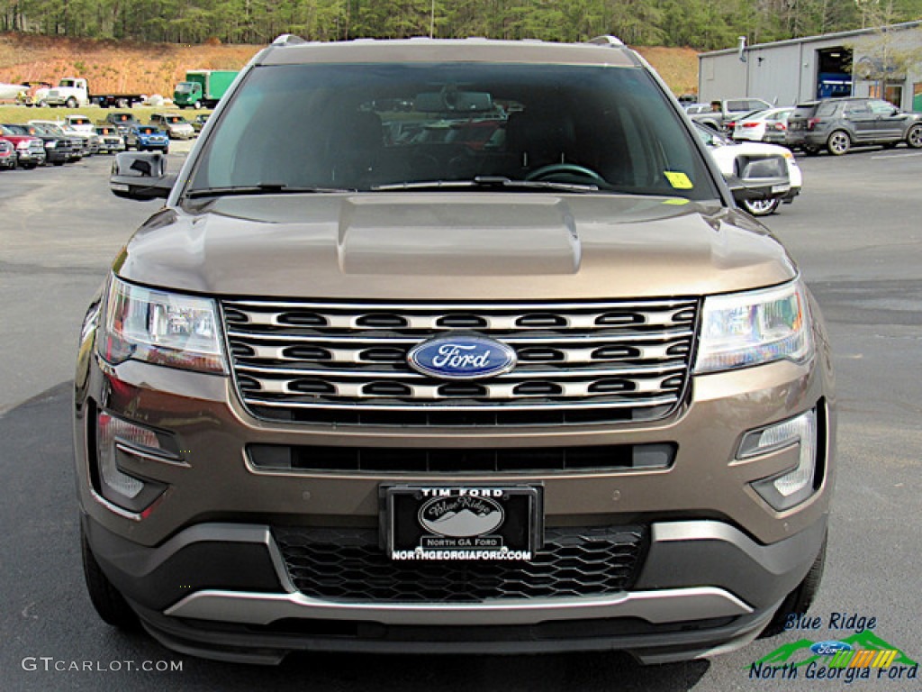 2016 Explorer XLT - Caribou Metallic / Ebony Black photo #8