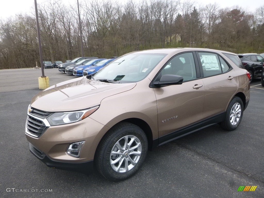 2019 Equinox LS - Sandy Ridge Metallic / Medium Ash Gray photo #1